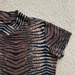 Vintage Leopard Print T-Shirt S/M